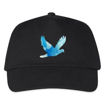 Dove flying - Kids’ Baseball Cap - black - Front