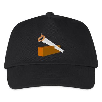 Saw Carpenter - Kids’ Baseball Cap - black - Front