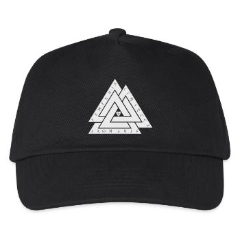 Valknut symbole viking - Casquette de baseball Enfant - noir - Devant