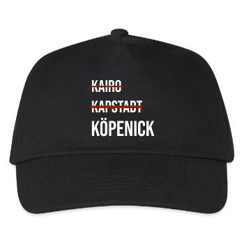 Grafik mit Köpenick - Kinder Basecap - Schwarz - Vorne