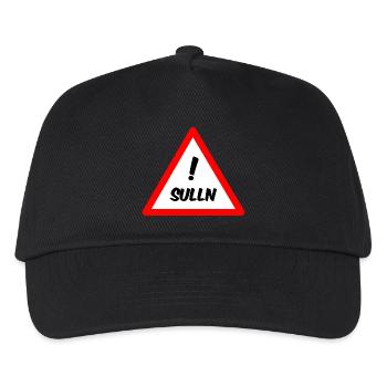 Achtung Sulln - Franken Shirt - Kinder Basecap - Schwarz - Vorne