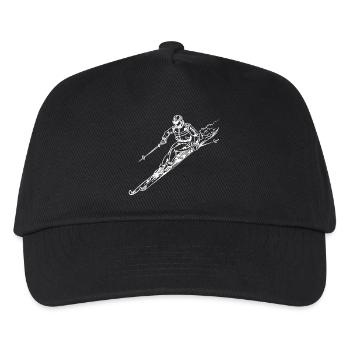 Ski - Kids’ Baseball Cap - black - Front
