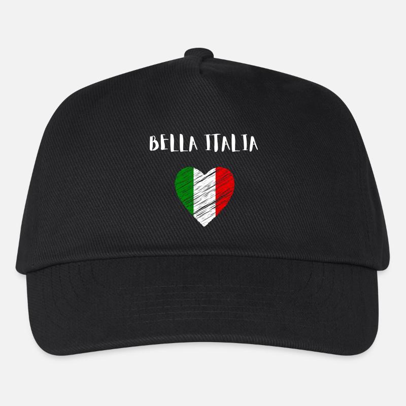 Bella Italia Italien Italy - Kinder Basecap - Schwarz