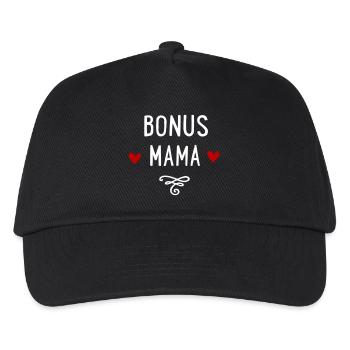 Bonus Mama - Kinder Basecap - Schwarz - Vorne