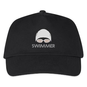 Swimmer - Kids’ Baseball Cap - black - Front