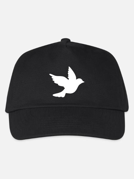Frieden taube - Kinder Basecap - Schwarz