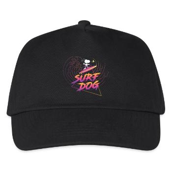 Peanuts Snoopy Surf Dog Chien Woodstock - Casquette de baseball Enfant - noir - Devant