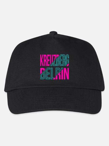 Kreuzberg Berlin Design - Kinder Basecap - Schwarz