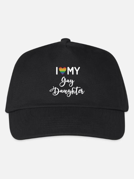 Ich liebe meine schwule Tochter - Kinder Basecap - Schwarz