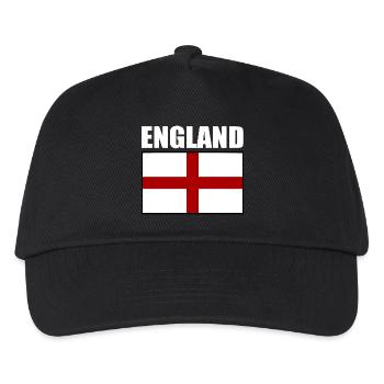 angleterre - Casquette de baseball Enfant - noir - Devant