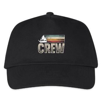 Sailing Sailor Sailboat Crew - Kids’ Baseball Cap - black - Front