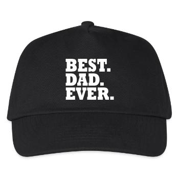 Best dad ever - Kids’ Baseball Cap - black - Front