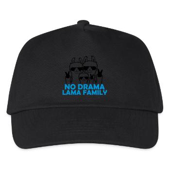 Parents No Drama Llama - Kids’ Baseball Cap - black - Front