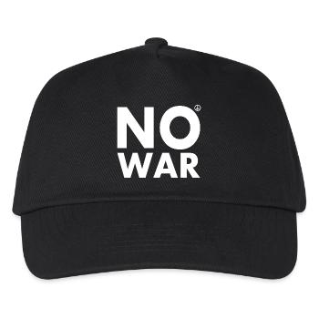 No war - Kids’ Baseball Cap - black - Front