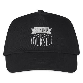 be kind to yourself - Kids’ Baseball Cap - black - Front