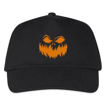 Grimace de citrouille 3 - Casquette de baseball Enfant - noir - Devant