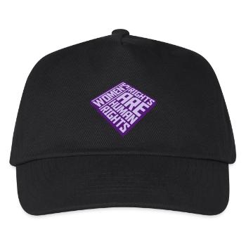 womens rights feminist quote - Kids’ Baseball Cap - black - Front