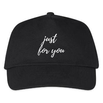 just for you - Kids’ Baseball Cap - black - Front