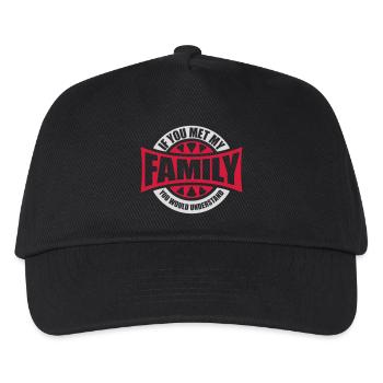 you would understand quote - Kids’ Baseball Cap - black - Front