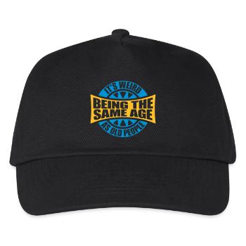 être âgé - Casquette de baseball Enfant - noir - Devant