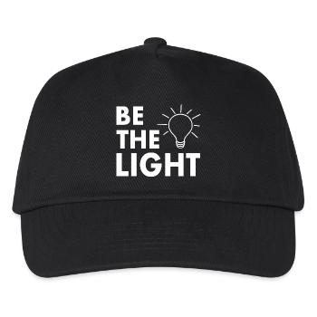 Be the light - Kids’ Baseball Cap - black - Front