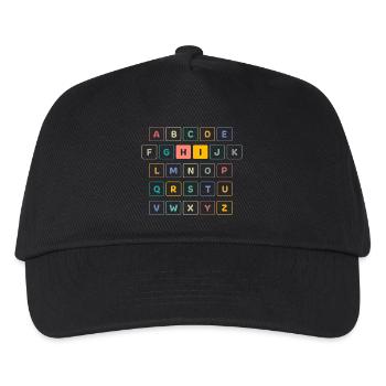 ABC Bunt HI - École maternelle préscolaire - Casquette de baseball Enfant - noir - Devant