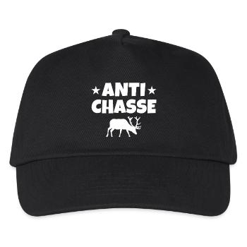 anti-chasse, contre la chasse, no kill - Casquette de baseball Enfant - noir - Devant