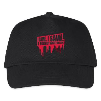 I came saw forget - Kinder Basecap - Schwarz - Vorne