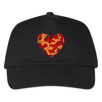 Heart Colorful Pattern Heart Pattern Gift Heart Pattern - Kids’ Baseball Cap - black - Front