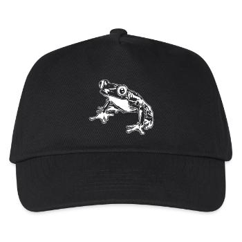 Tree Frog Graphic Aquatic Amphibian Frog Lovers - Kids’ Baseball Cap - black - Front