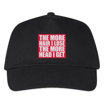J’ai plus de tête - Casquette de baseball Enfant - noir - Devant