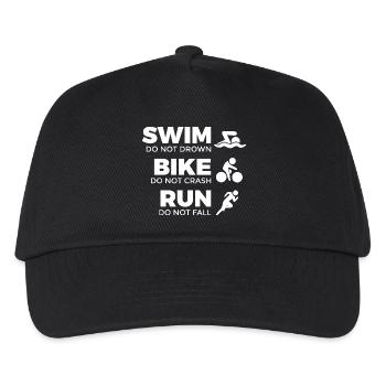 Motivation for triathletes - Kids’ Baseball Cap - black - Front