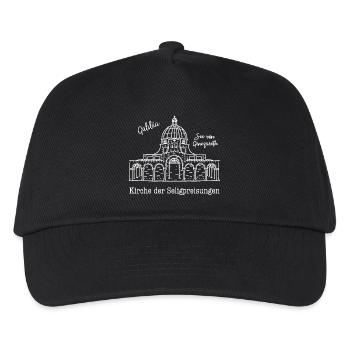 Israel, See Genezareth, Kirche der Seligpreisungen - Kinder Basecap - Schwarz - Vorne