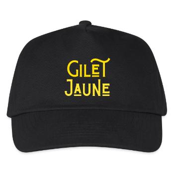 manifestation, crise financière - Casquette de baseball Enfant - noir - Devant
