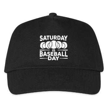 Baseball Quote - Kids’ Baseball Cap - black - Front