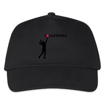 Volleyball - Kids’ Baseball Cap - black - Front