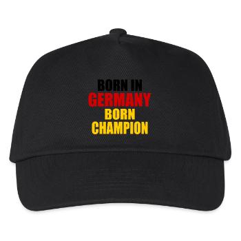 born in germany born champion - - Casquette de baseball Enfant - noir - Devant