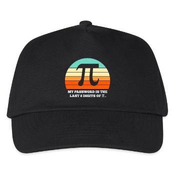pi, maths, mathématiques - Casquette de baseball Enfant - noir - Devant