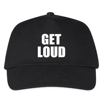 Get loud - Kids’ Baseball Cap - black - Front