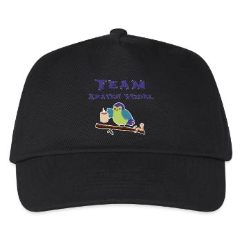 Late Bird Morning Grouch Sleep Shirt - Kids’ Baseball Cap - black - Front