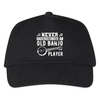 Banjo Grandfather - Kids’ Baseball Cap - black - Front