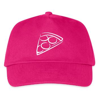 Pizza Sketch - Kids’ Baseball Cap - fuchsia - Front