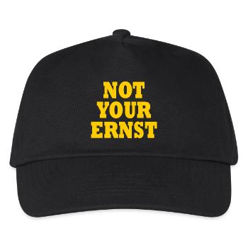 Not your ernst - Kinder Basecap - Schwarz - Vorne