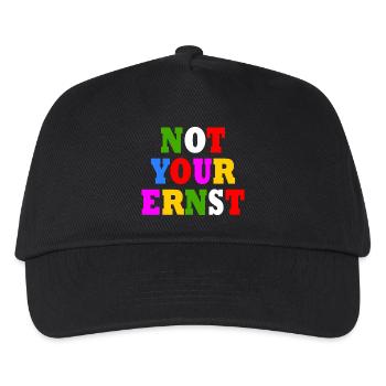 Not your ernst - Kinder Basecap - Schwarz - Vorne
