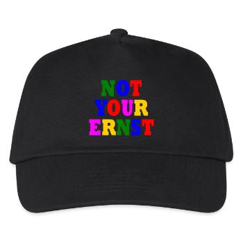 Not your ernst - Kinder Basecap - Schwarz - Vorne