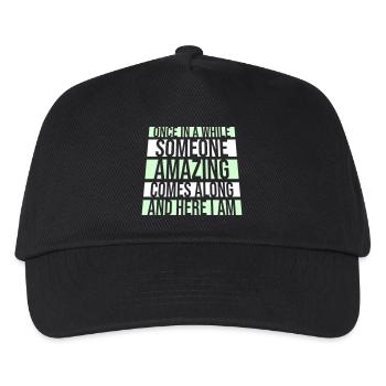 De temps en temps, quelqu’un d’incroyable vient blaguer - Casquette de baseball Enfant - noir - Devant
