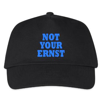 Not your ernst - Kinder Basecap - Schwarz - Vorne