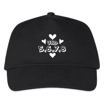 Tanzen Rhythmus Tanz Tänzer Tänzerin - Kinder Basecap - Schwarz - Vorne