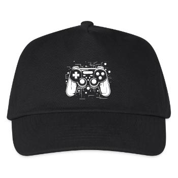 Game Controller - Kinder Basecap - Schwarz - Vorne