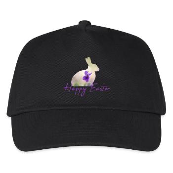 Happy Easter - Kinder Basecap - Schwarz - Vorne